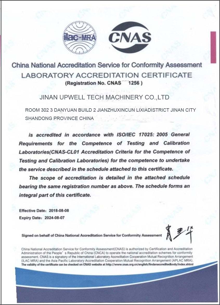CNAS CERTIFICATE