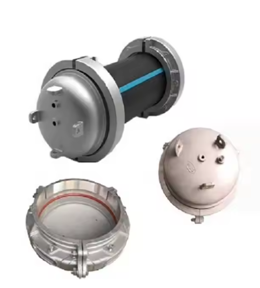 Stainless Steel End Caps For Pipe Hydrostatic Pressure and Burst Testing