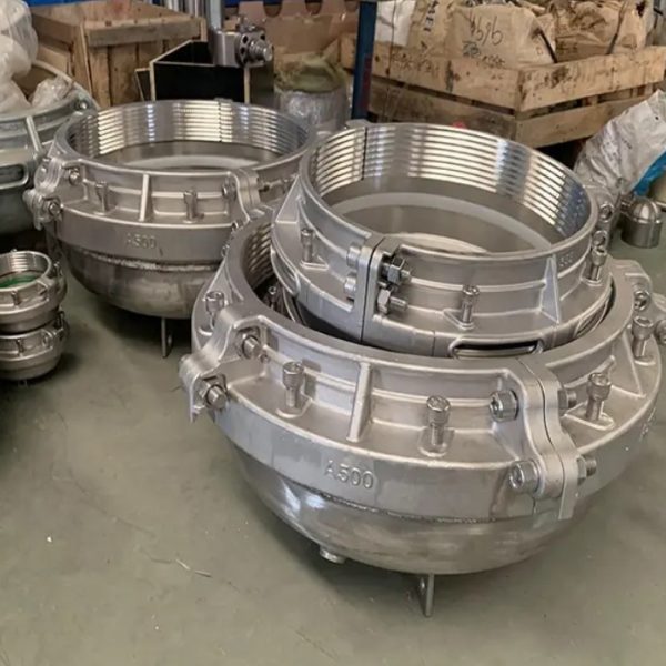 Stainless Steel End Caps For Pipe Hydrostatic Pressure and Burst Testing2
